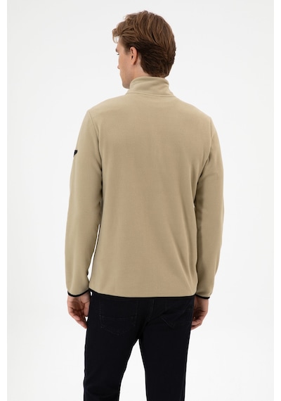 U.S. Polo Assn. Erkek Regular Fit Açık Haki Polar Örme Hırka 50313779-VR183