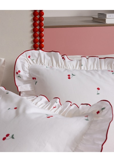 Madame Coco Fanny Çift Kişilik %100 Pamuk Fırfırlı Çarşaflı Baskılı Nevresim Takımı - Beyaz/kırmızı 8684427332139 Çok Renkli Madame Coco Fanny Çift Kişilik %100 Pamuk Fırfırlı Çarşaflı Baskılı Nevresim Takımı - Beyaz/kırmızı 8684427332139 Çok Renkli