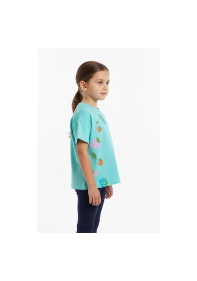Toontoy Kids Toontoy Kız Çocuk Bisiklet Yaka Düşük Omuz Kısa Kollu Baskılı Tişört 25005 Mint Yeşili Toontoy Kids Toontoy Kız Çocuk Bisiklet Yaka Düşük Omuz Kısa Kollu Baskılı Tişört 25005 Mint Yeşili