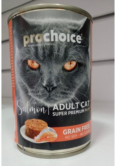 Prochoice Somonlu Tahılsız Pate Konserve Yetişkin Kedi Maması 400 G