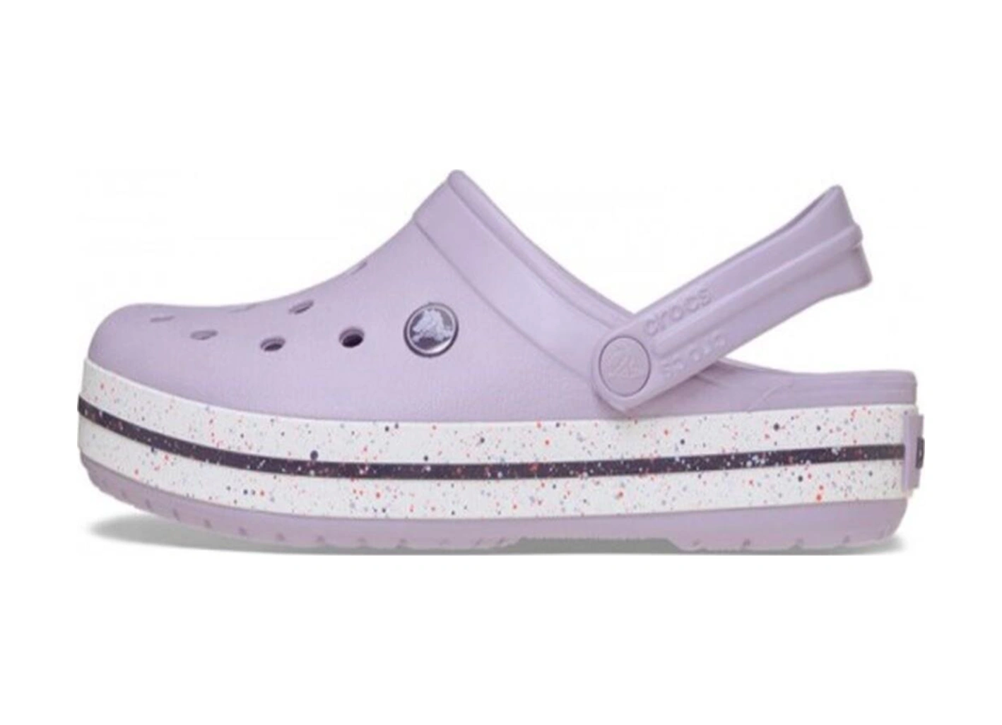 Crocband Benekli Bant Terlik-10891 Mor