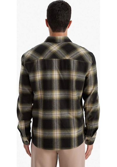 Defacto %100 Pamuk Flanel Gömlek F9043ax26spkh190 Haki-kh190