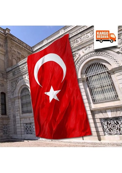 Türk bayrağı 600x900 cm Raşel Kumaş - 3 Adet
