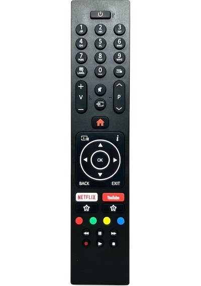 Vestel Uyumlu 4K Smart Led Tv Kumanda Netflix Youtube Rc43135 Yeni 1