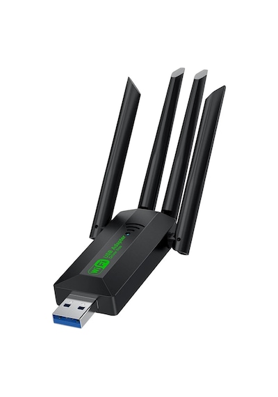 Maxgo 3148 Usb Wifi Adaptörü Kablosuz Wifi Internet Alıcı Ağ Kartı 1200 Mbps Usb 3.0 Çift Bant 2.4gh