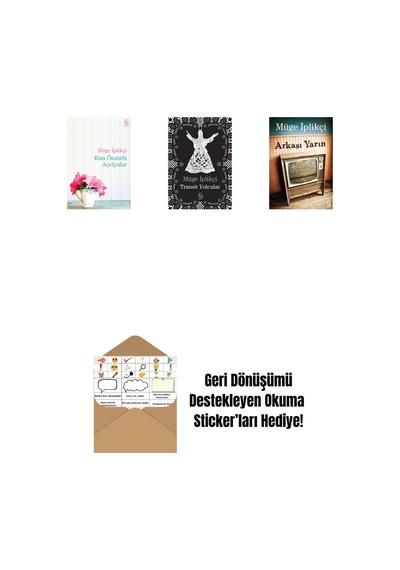 Kısa Ömürlü Açelyalar + Transit Yolcular + Arkası Yarın + Okuma Sticker'ları