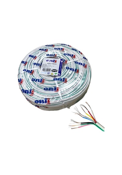 Onli Dt8 Alarm Diafon Kablosu 0.22mm 8canlı 250metre