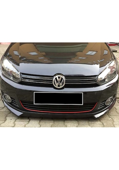 Vw Golf 6 Rieger Ön Ek Karlık Abs Plastik Mat Siyah 2008 2009 2010 2011 2012 Karlık+bodykit+ek