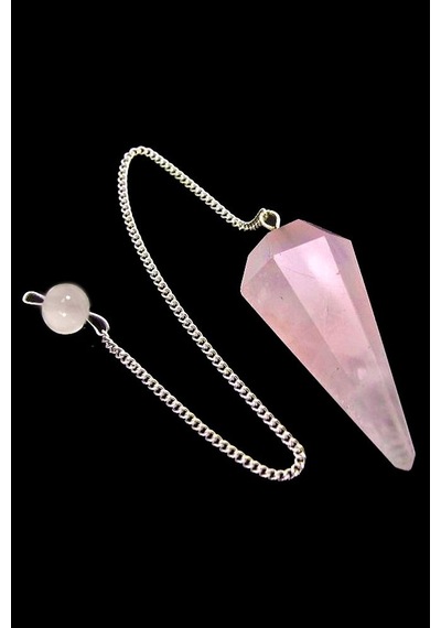 Erilsa Sertifikalı Aaa+ Kalite Pembe Kuvars Taşı Pandül Sarkaç - 4 Cm Çok Renkli
