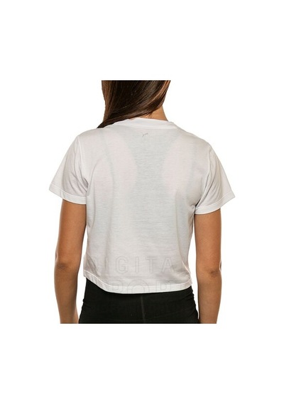 Puma W Floral Rıbbon Graphıc Tee Beyaz Erkek T-shirt 52748902