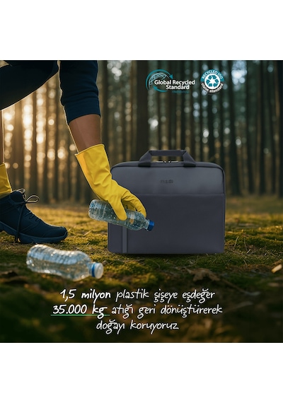 Mack Mce-1712 16 Code Eco Notebook Çantası Siyah