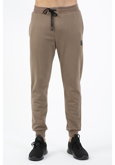 Maraton Sportswear Regular Erkek Ribana Paça Basic Kakao Eşofman Altı 21381-kakao Kahverengi
