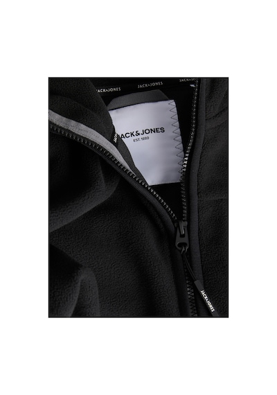 Jack & Jones Lupo Erkek Siyah Polar Ceket 12298667-b