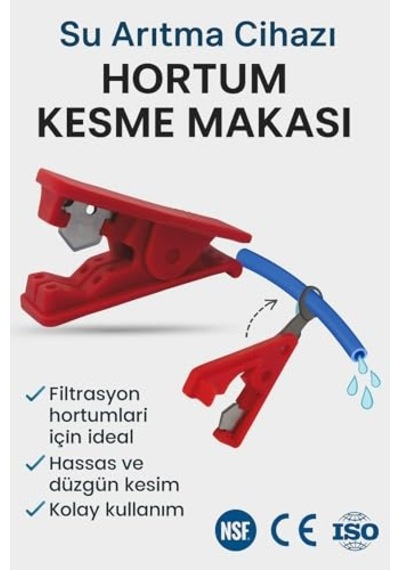 Watalina Su Arıtma Cihazı Hortum Kesme Makası
