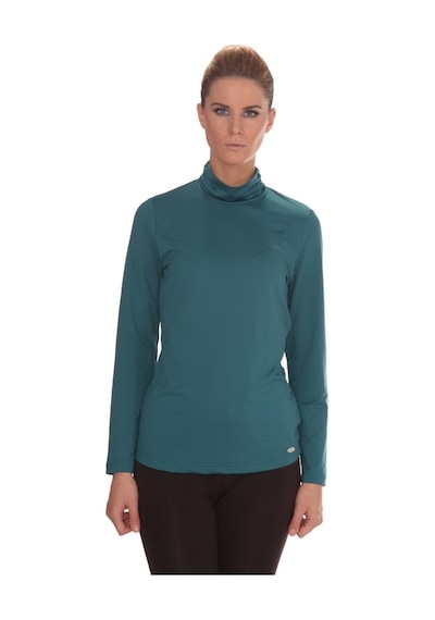 Bulalgiy Kadın Petrol Basic T-Shirt - Bga263494