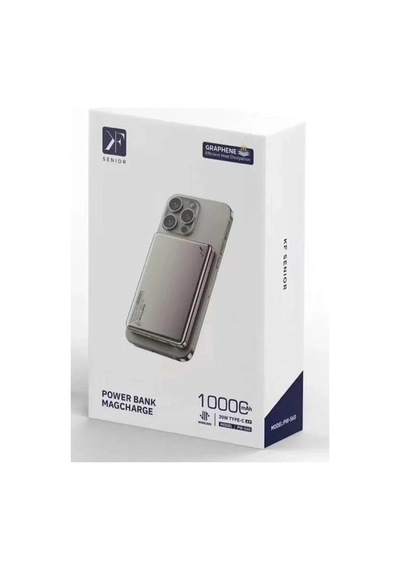 Mey İthalat Pw560 10.000 Mah Dijital Göstergeli 20w Type-c Ve 15w Kablosuz Şarj Pd Hızlı Şarj Magsafe Powerbank Diğer