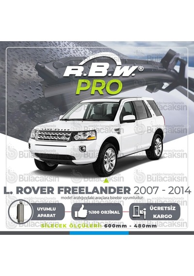 Land Rover Freelander Muz Silecek Takımı (2007-2014) RBW PRO