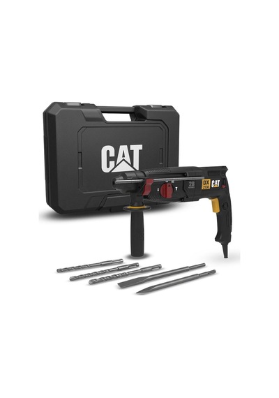 Cat Dx2130 900watt 3.2j 28mm Sds-plus Profesyonel Kırıcı/delici + 3 Ad Delici + 2 Ad Kırıcı Uç