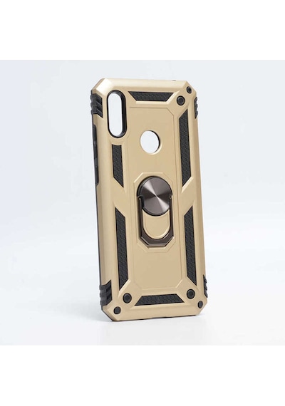 Huawei Y6s 2019 Kılıf Zore Vega Kapak Gold