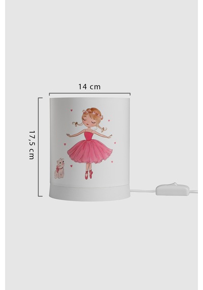 Kids Çocuk Bebek Odası Abajur - Renkli Figürlü Tasarımlı Gece Lambası - Sevimli Dekoratif Çocuk Odası Abajur Ballerına Ballerına Kids Çocuk Bebek Odası Abajur - Renkli Figürlü Tasarımlı Gece Lambası - Sevimli Dekoratif Çocuk Odası Abajur Ballerına Ballerına