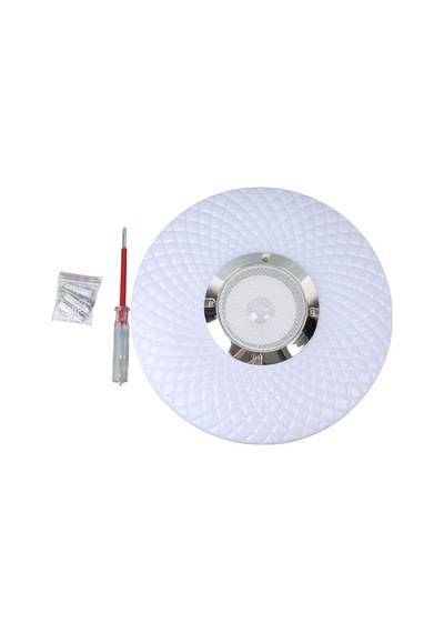 Powermaster Pm-27329 Beyaz 30 6 Cm 24 Watt Bluetooth Hoparlörlü Tavan Aydınlatma Al-bl302 Tornavida Hediyeli