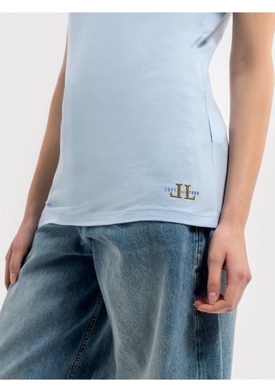 Regular Fit Kadın Tshirt K.kol Açık Mavi