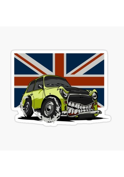 Canavar Mini Sticker Oto Etiket Araba Yapıştırma 17Cm