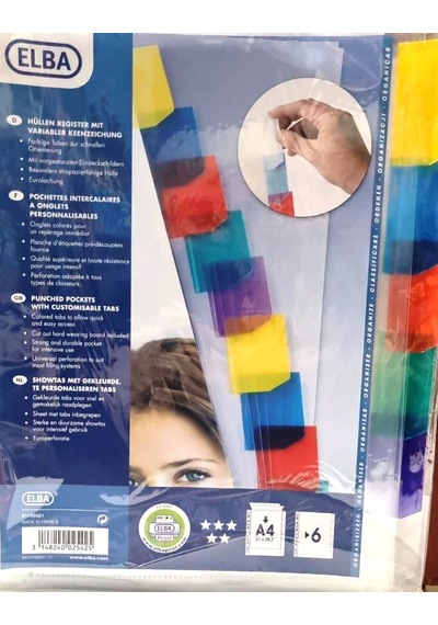 Elba 6 Bölme Renk Plastik Separatör Made İn France