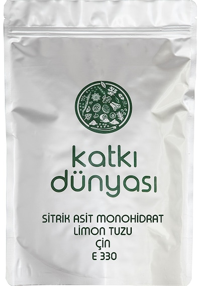 Katkı Dünyası Sitrik Asit Monohidrat (Limon Tuzu) Çin E330 1 KG