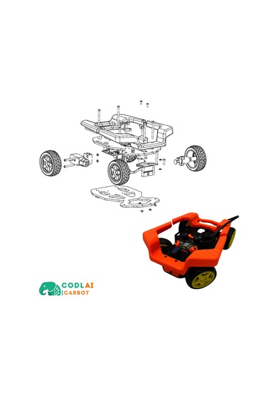 Codlaı Carbot Eco 3d Baskılı Programlanabilir Robotik Araba Seti - Otonom Araç Stem Kiti