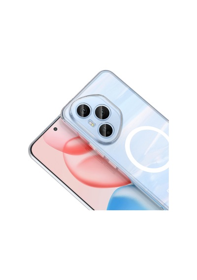 Honor 400 Pro Kamera Korumalı M-safe Şarj Özellikli Şeffaf Mkst London Silikon Kapak - Şeffaf Şeffaf Honor 400 Pro Kamera Korumalı M-safe Şarj Özellikli Şeffaf Mkst London Silikon Kapak - Şeffaf Şeffaf
