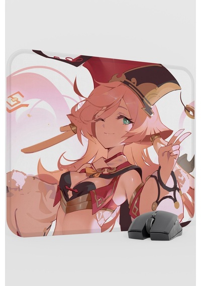 Yanfei Genshin Impact Anime Oyuncu V5 - 48x40 Xl Gaming Mouse Pad Fare Altlığı