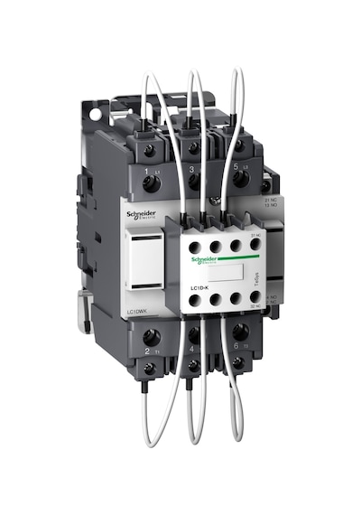 Schneider Electric LC1DTKM7 3 Kutuplu Kompanzasyon Kontaktörü 40 kVAr 220 VAC 1NA+2NK
