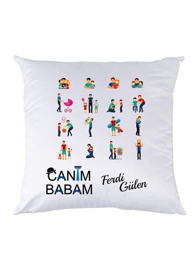 Canım Babam Babalar Günü Hediyesi Isimli Yastık