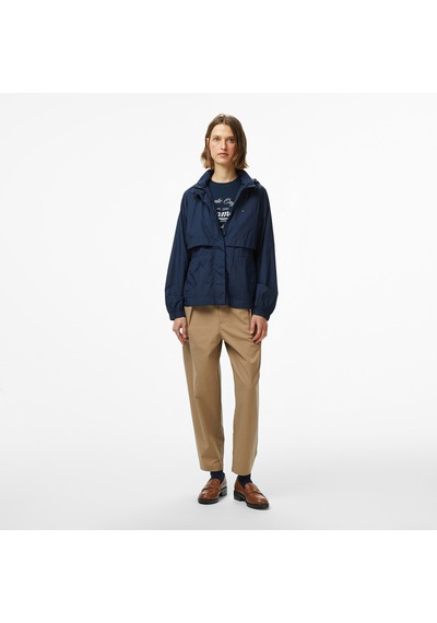 Tommy Hilfiger Nylon Packable Kadın Mavi Yağmurlukww0ww46444