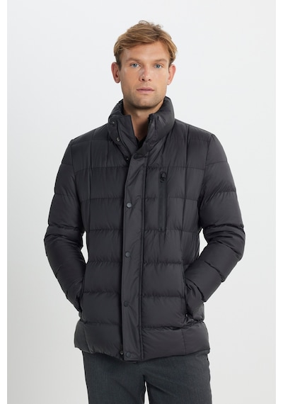 AC&Co / Altınyıldız Classics Erkek Sıyah Standart Fit Normal Kesim Dik Yaka Yan Cepli Mont Siyah AC&Co / Altınyıldız Classics Erkek Sıyah Standart Fit Normal Kesim Dik Yaka Yan Cepli Mont Siyah