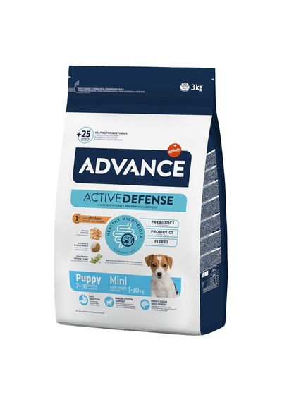 Advance Puppy Protect Mini Tavuklu Ve Pirinçli Mini Irk Yavru Köpek Maması 3kg