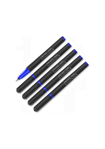 Mavi Asetat Kalemi Permanent S 0,4mm 5 Adet Mavi