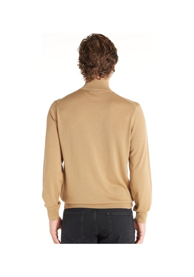 Ted Baker Camel Erkek Yarım Balıkçı Yaka Kazak Tbmrkw1044