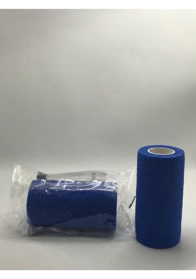 Medikaltec Dymec Kendinden Yapışkanlı Bandaj Mavi Ebat: 10cm X 4.5m 4'lü Avantaj Paket