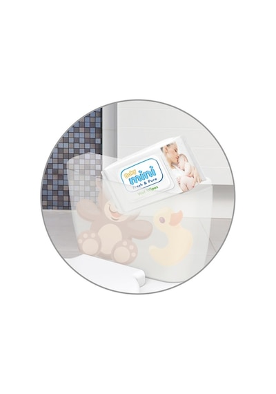 Dolu Beyaz Eğitici Bebek Tuvalet Lazımlık Beyaz