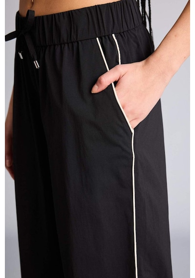Defacto Aırtech Standart Fıt Geniş Paça Dokuma Sporcu Pantolon G2230ax26spbk81 Siyah-bk81