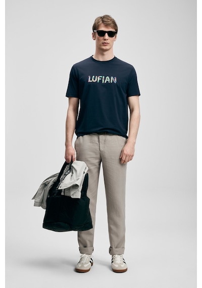 Lufian Surge Erkek T-shirt 111020317 Lacivert