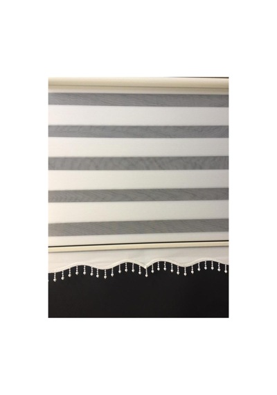 Pliseli Zebra Stor Perde Beyaz - 97251550 Beyaz