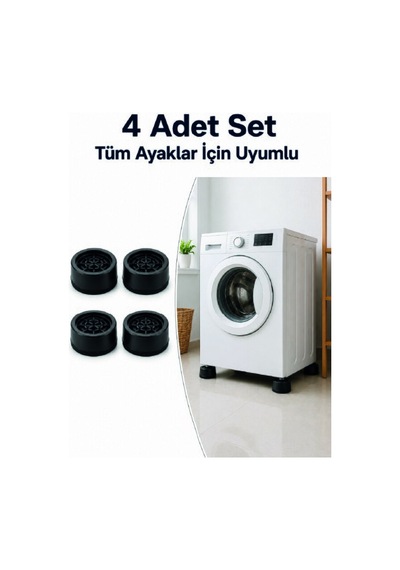 Kaymaz Tabanlı 4 Adet Makine Ayak Yükseltici 7010