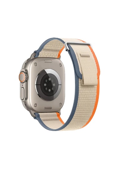 Piili Apple Watch Uyumlu 42 - 44 - 45 - 46 - 49 Mm Urban Active Apple Watch Uyumlu Kayışı Bej