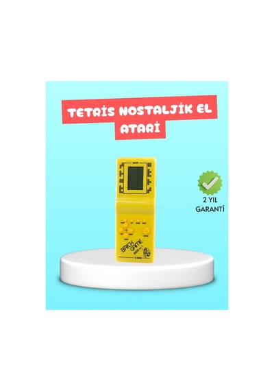 Taşınabilir El Aterisi Gameboy Klasik Tetris Oyunu Pil İle Çalışan Mini El - Hs08371932-2 Renkli