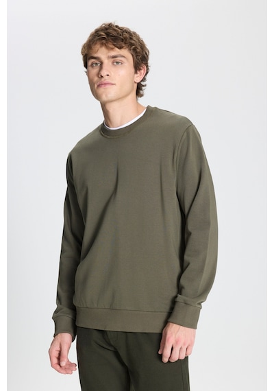 AC&Co / Altınyıldız Classics Erkek Hakı Standart Fit Normal Kesim Bisiklet Yaka Pamuklu Sweatshirt Haki AC&Co / Altınyıldız Classics Erkek Hakı Standart Fit Normal Kesim Bisiklet Yaka Pamuklu Sweatshirt Haki