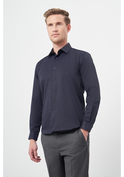 İmza Koyu Lacivert Uzun Kol Düz Bez Ayağı Sert Yaka Cepsiz Pamuklu Classic Slim Fit Gömlek 1004245267 Koyu Lacivert İmza Koyu Lacivert Uzun Kol Düz Bez Ayağı Sert Yaka Cepsiz Pamuklu Classic Slim Fit Gömlek 1004245267 Koyu Lacivert