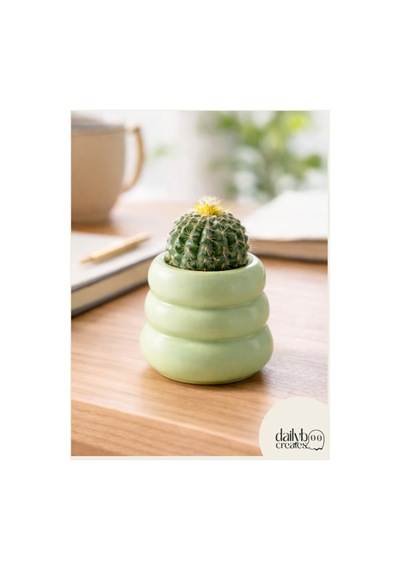 Dekoratif Donut Saksı-çiçek,bitki,kaktüs,sukulent Saksısı-modern Tarz Saksı
